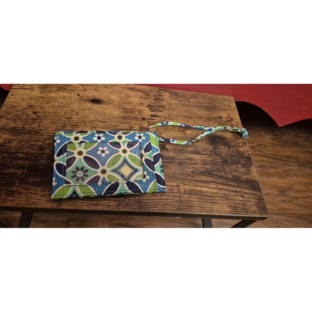 Vera Bradley Daisy Snappy Wallet Button Envelope Card Case Retired 2008 EUC